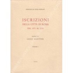 iscrizioni della città di roma libreria rotondi