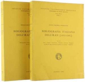Persia - LibreriaRotondiBibliografiaItalianaDellIran2volumi