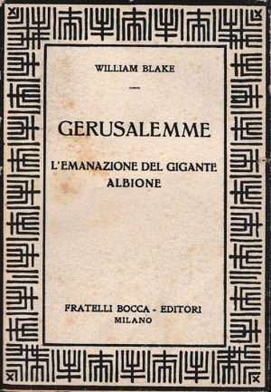 Poesia - LibreriaRotondiGerusalemmeEmanazioneDelGiganteAlbione