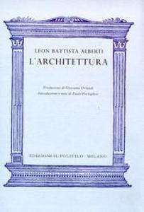 Architettura leon battista alberti il pilifilo libreria rotondi