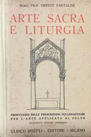 Araldica - Arte sacra e liturgia pantalini o. hoepli libreria rotondi