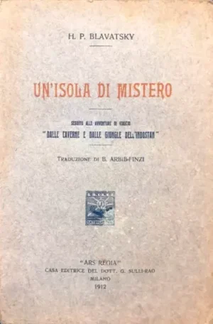 Teosofia - Isola di mistero blavatsky h. p. sulli rao ed. libreria rotondi e1739354681758