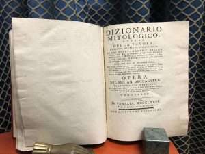 Mitologia - Libreria rotondi Declaustre Dizionario mitologico ovvero della favola