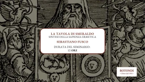 Patreon corso sebastiano fusco tavola di smeraldo sintesi della sapienza ermetica libreria rotondi