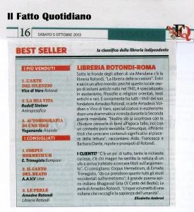 Rassegna stampa Copia di 10 05 Il Fatto quotidiano