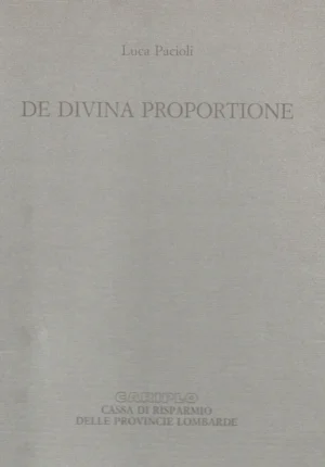 De divina proportione pacioli silvana libreria rotondi