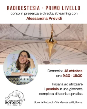 Locandina corso radioestesia