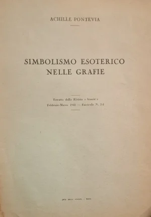 Simbolismo esoterico nelle grafie libreria rotondi
